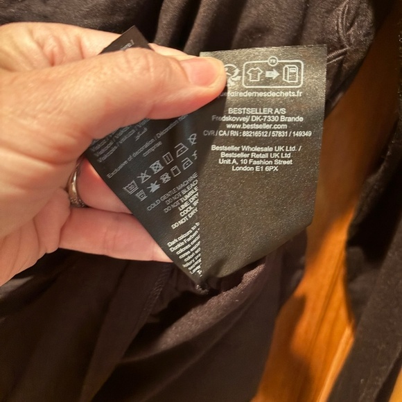 Vero Moda Nelly Long Sleeve Corset Top in Black Medium - Picture 8 of 9